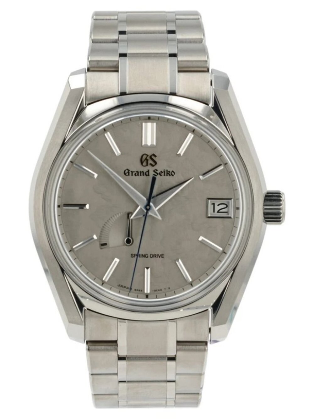 Grand Seiko Taisetsu Winter Gray Dial Titanium 40mm Automatic Mens Watch SBGA415